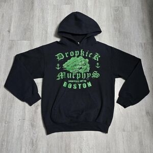 Vintage Y2K Dropkick Murphys Black Hoodie 2000s "Shipping up to Boston" Band